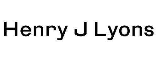 Henry J Lyons Logo in black font